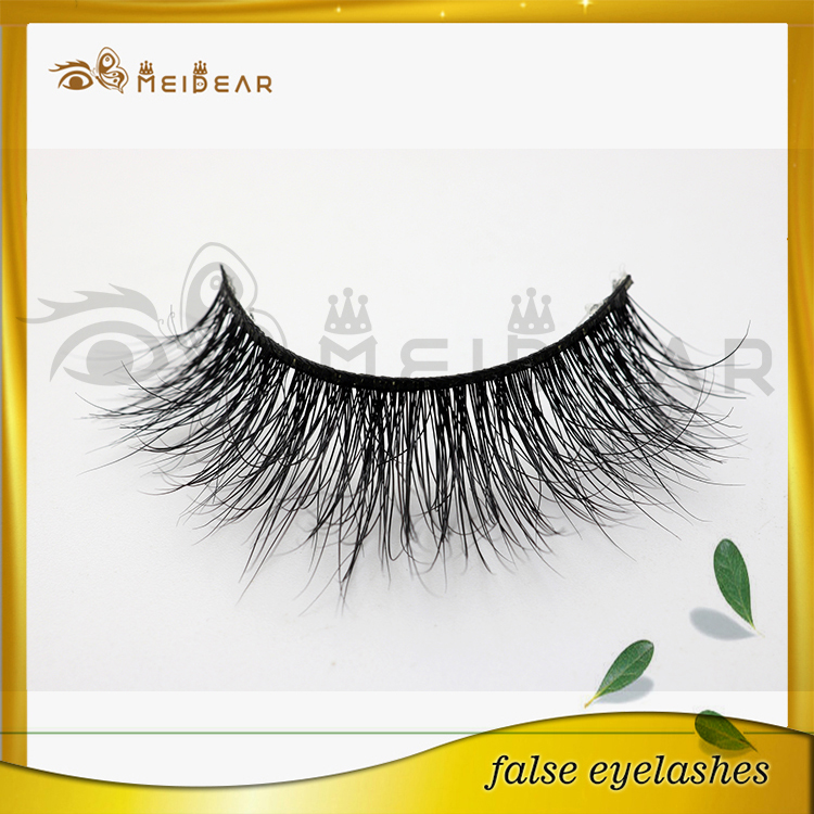 Whole natural long handmade private label mink lashes